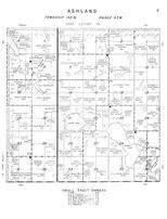 Ashland Township, Rudolph Lake, Blue lake, Alkali Lake, Stutsman County 1958